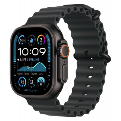 Apple Watch Ultra 2 Black GPS + Cellular, 49 мм корпус из титана, ремешок Ocean черного цвета