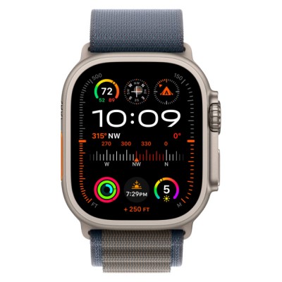 Apple Watch Ultra 2 GPS + Cellular, 49 мм корпус из титана, ремешок Alpine синего цвета