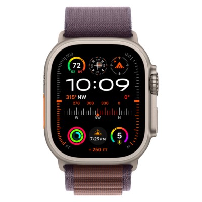 Apple Watch Ultra 2 GPS + Cellular, 49 мм корпус из титана, ремешок Alpine цвета Индиго