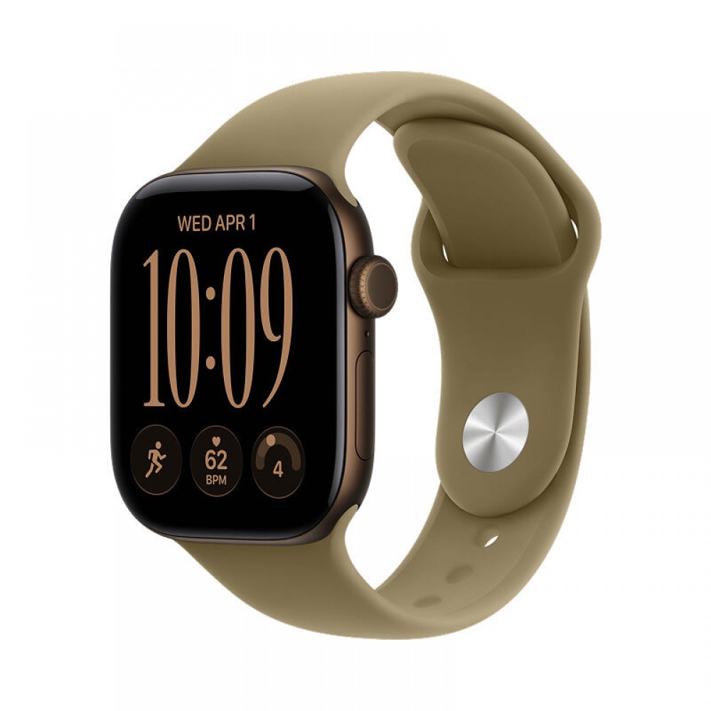 Apple Watch Series 12, 42 мм корпус из алюминия цвета бронза