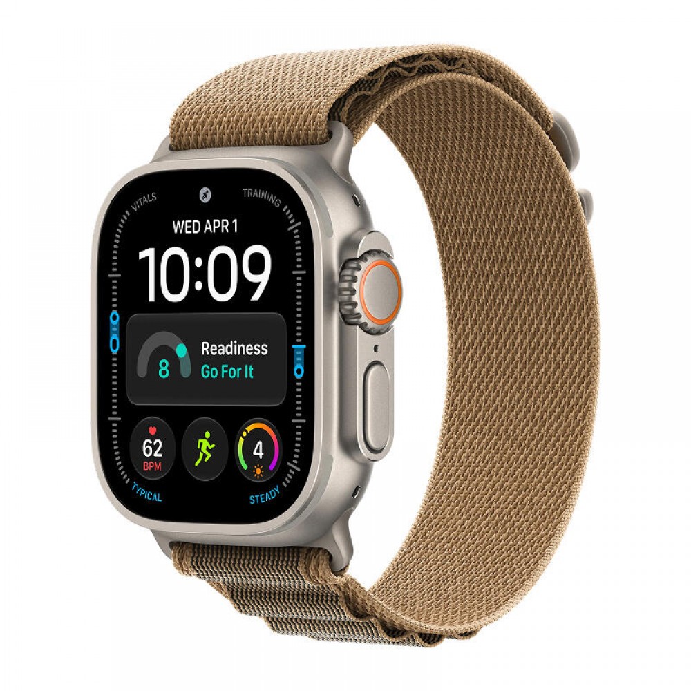 Apple Watch Ultra 4, 49 мм корпус из титана, ремешок Alpine пустынного цвета