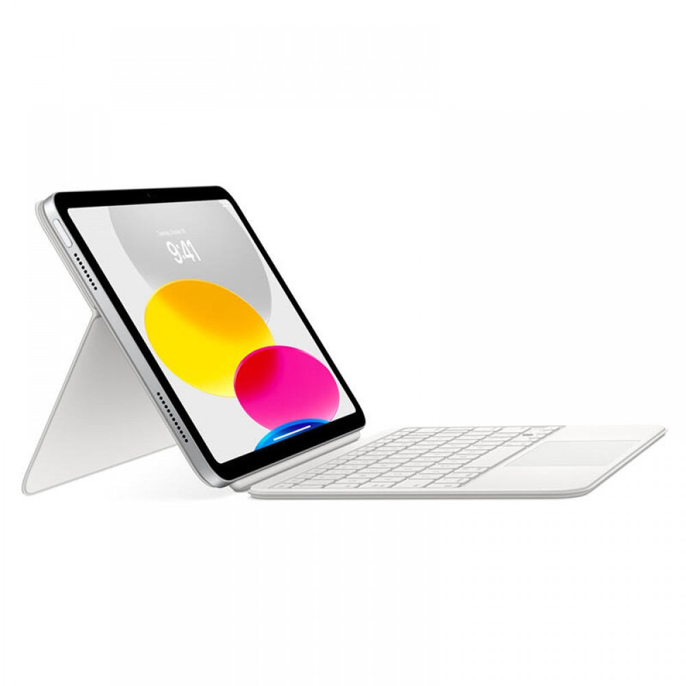 Чехол-клавиатура Apple Magic Keyboard Folio iPad A16 (2025) Белый (MQDP3)